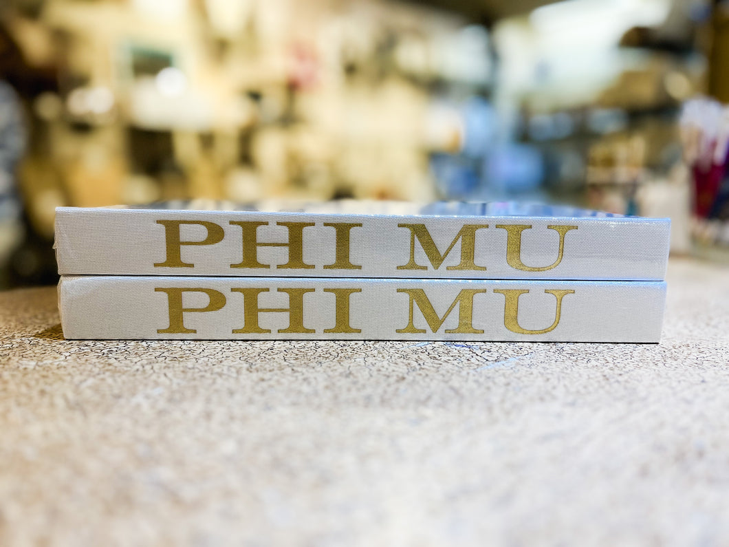 PHI MU BLANK BOOK