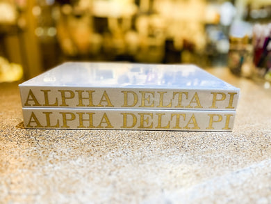 ALPHA DELTA PI BLANK BOOK