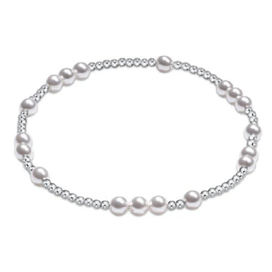 EXTENDS HOPE UNWRITTEN 4MM BEAD BRACELET PEARL