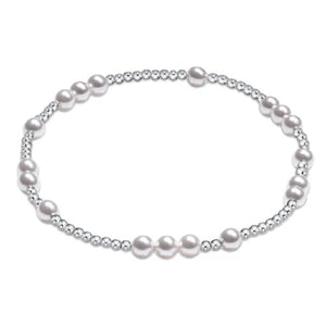 EXTENDS HOPE UNWRITTEN 4MM BEAD BRACELET PEARL