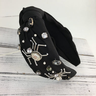 SPIDER BEADED HALLOWEEN HEADBAND