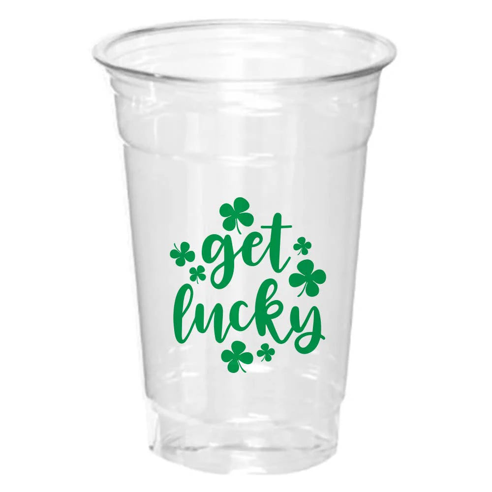 GET LUCKY PLASTIC CUPS