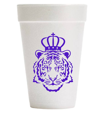 TIGER KING STYROFOAM CUPS