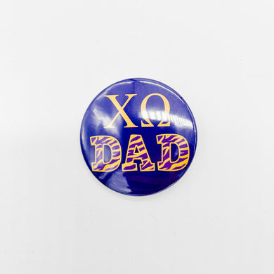 CHI OMEGA DAD BUTTON