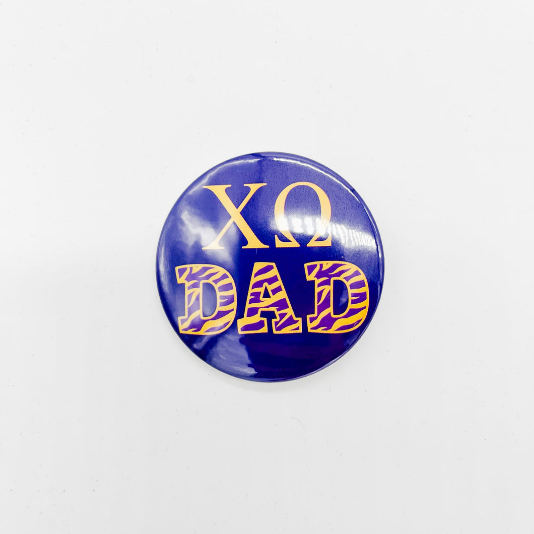 CHI OMEGA DAD BUTTON