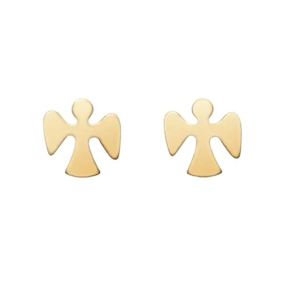 EGIRL GUARDIAN ANGEL STUD GOLD
