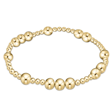 EXTENDS HOPE UNWRITTEN 6MM BEAD BRACELET GOLD