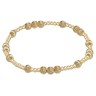 EXTENDS HOPE UNWRITTEN DIGNITY 5MM BEAD BRACELET GOLD