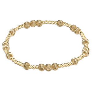 EXTENDS HOPE UNWRITTEN DIGNITY 5MM BEAD BRACELET GOLD