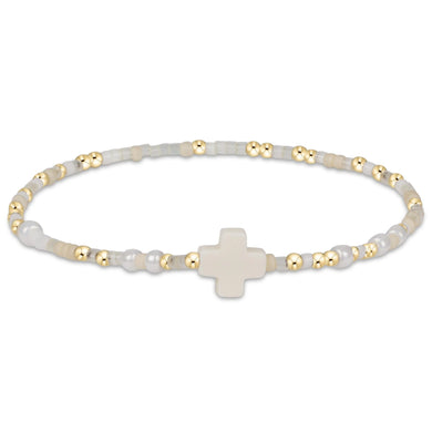 HOPE UNWRITTEN SIGNATURE CROSS BRACELET CALL ME ON MY SHELLPHONE