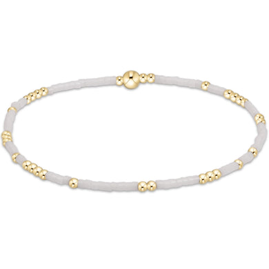 HOPE UNWRITTEN BRACELET - WHITE