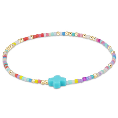 HOPE UNWRITTEN SIGNATURE CROSS BRACELET HOT MESS