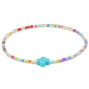 HOPE UNWRITTEN SIGNATURE CROSS BRACELET HOT MESS