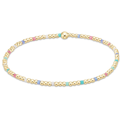 HOPE SINCERITY PATTERN 2MM BEAD BRACELET HOT MESS 2025