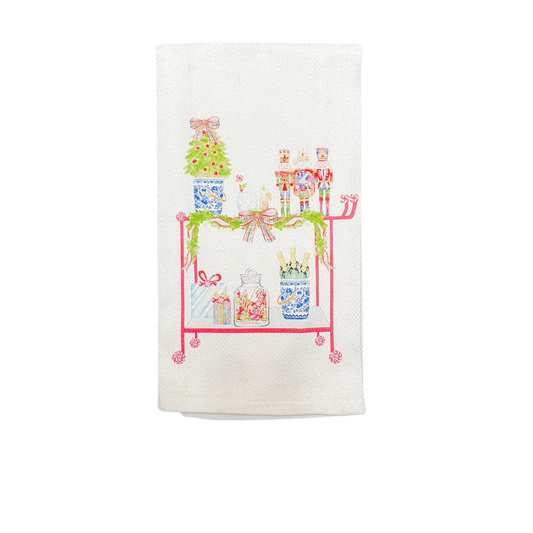 CHRISTMAS BAR CART TOWEL