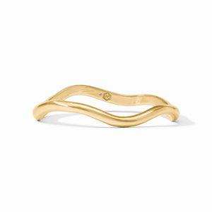 WAVE BANGLE GOLD SMALL