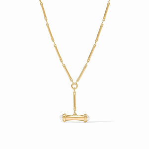 BAMBOO DELICATE NECKLACE PEARL