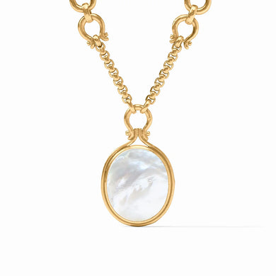 SARATOGA STATEMENT NECKLACE MOTHER OF PEARL
