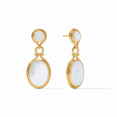 SARATOGA STATEMENT EARRING MOTHER OF PEARL