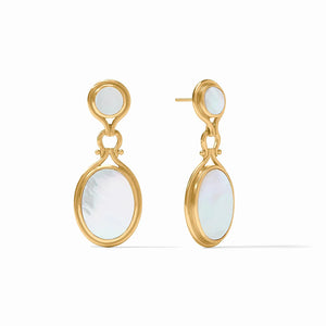 SARATOGA STATEMENT EARRING MOTHER OF PEARL