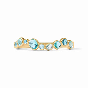 KALEIDOSCOPE HINGE BANGLE BAHAMIAN BLUE