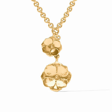 BLOOM LARIAT NECKLACE GOLD