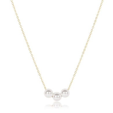 16IN NECKLACE GOLD JOY PEARL