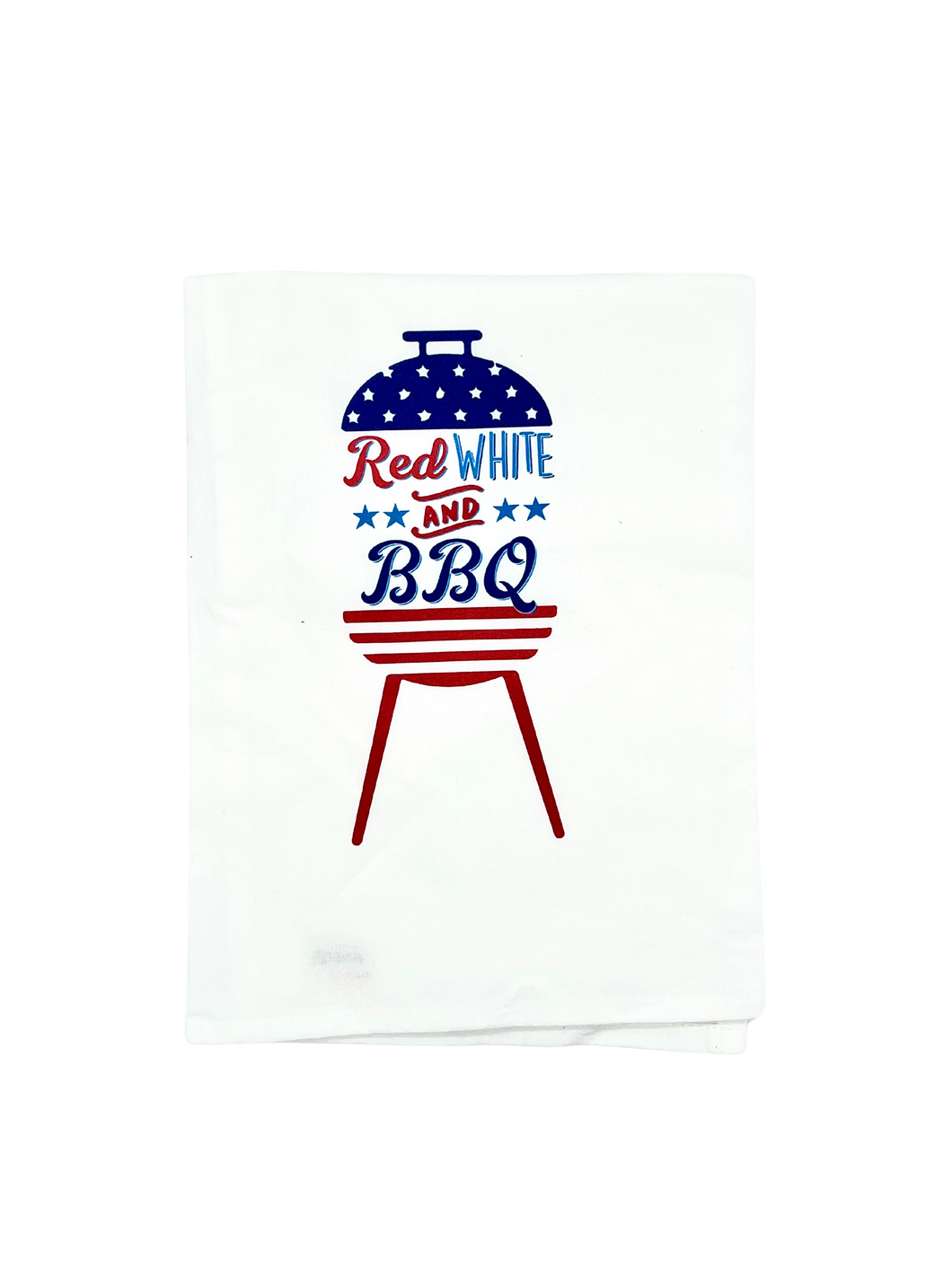 RED WHITE BBQ TOWEL