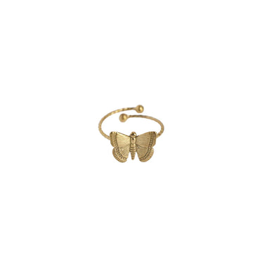BUTTERFLY ADJUSTABLE RING