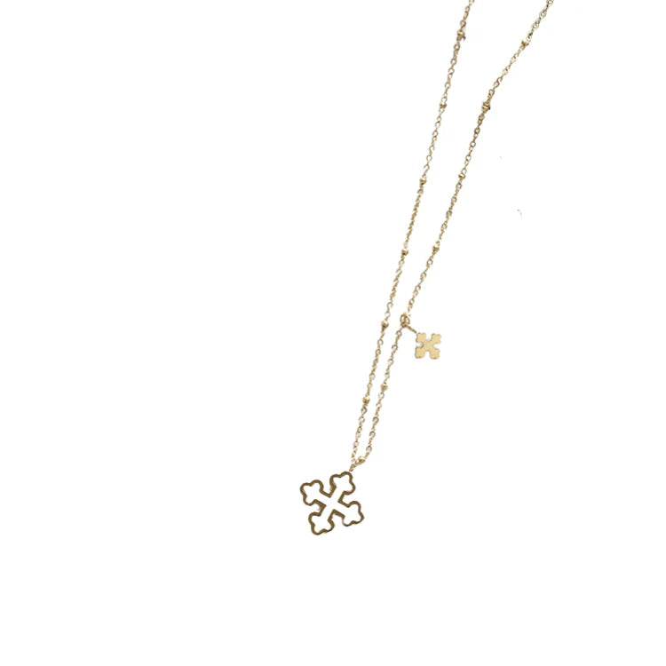 MOTHER OF PEARL CROSS