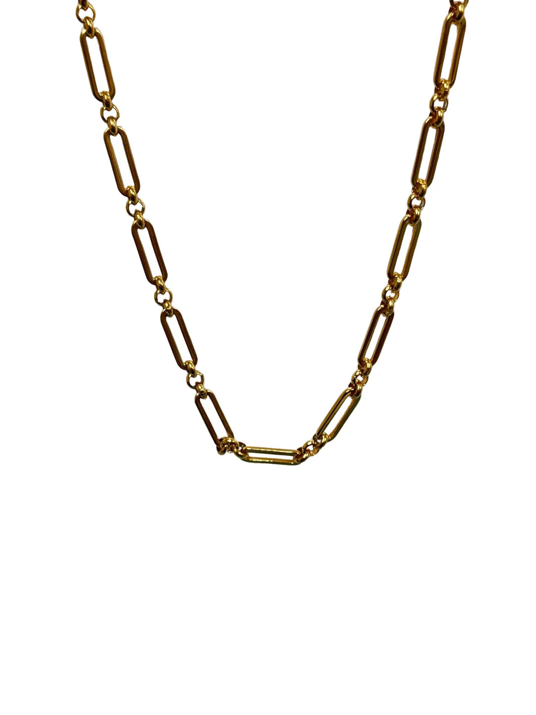 THIN PAPERCLIP LONG CHAIN