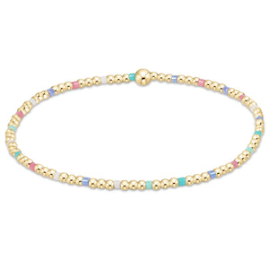 EGIRL HOPE SINCERITY PATTERN 2MM BEAD BRACELET HOT MESS SS25