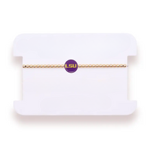 LSU LOGO GOLD BRACELET