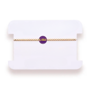 LSU LOGO GOLD BRACELET