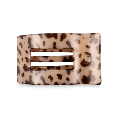 BLONDE TORTOISE MEDIUM FLAT RECTANGLE CLIP