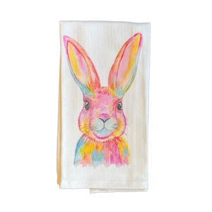 WATERCOLOR BUNNY TOWEL