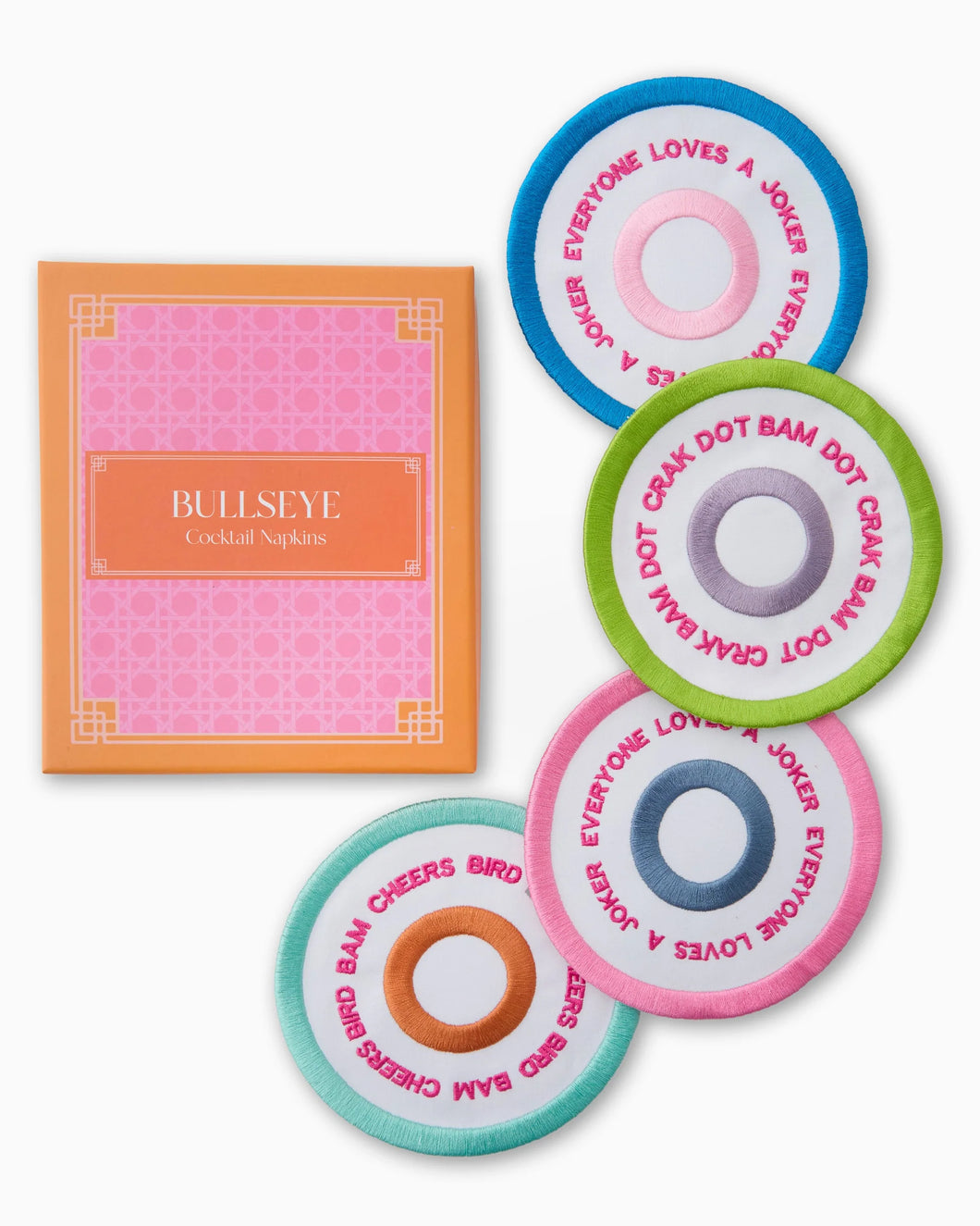 BULLSEYE COCKTAIL NAPKINS