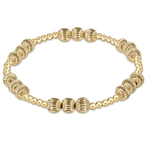 DIGNITY JOY PATTERN 6MM BEAD BRACELET
