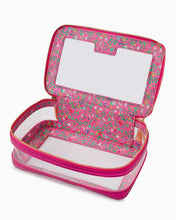 METALLIC PINK TILE STORAGE BAG