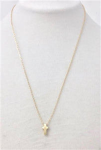 GOLD CROSS 16-18 INCH NECKLACE