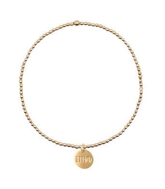 PI BETA PHI CHARM BRACELET
