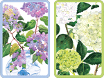 HYDRANGEAS PLAYING CARDS