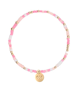 PHI MU SPRINKLE CHARM BRACELET