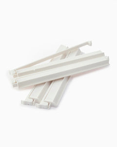 WHITE RACK AND PUSHERS SET