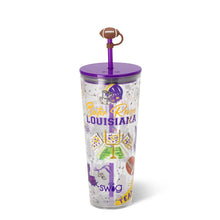 24OZ TAILGATE BATON ROUGE PLASTIC TUMBLER