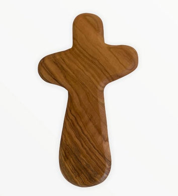 OLIVE WOOD HOLDING CROSS