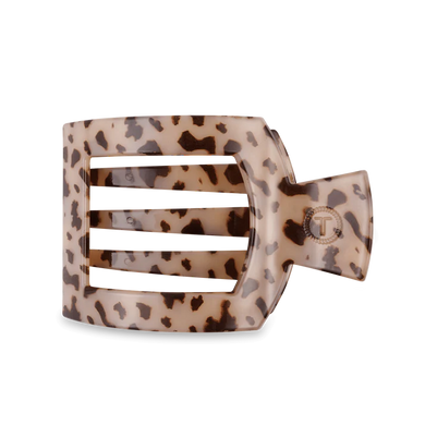 BLONDE TORTOISE LARGE FLAT SQUARE CLIP