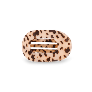 BLONDE TORTOISE SMALL FLAT ROUND HAIR CLIP