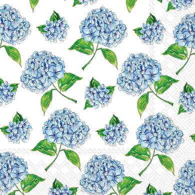 HYDRANGEA SCATTER LUNCH NAPKINS