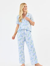CHARLOTTE DAISY CHAIN BLUE PAJAMA PANT SET